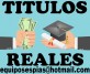 TITULOS UNIVERSITARIOS Y TECNICOS REGISTRADOS VERIFICABLES
