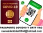 PASAPORTE COVID19 CERTIFICADO DE VACUNACION ETC  nuevaidentidad3344@hotmail.com