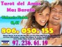 TAROT DE LUZ,ECONOMICO,( 806 050.155. ) EXPERIENCIA