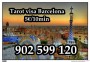 Tarot muy económico visa Barcelona: 902 599 120 . 5€ / 10min