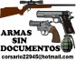 Armas cortas y largas sin documentos